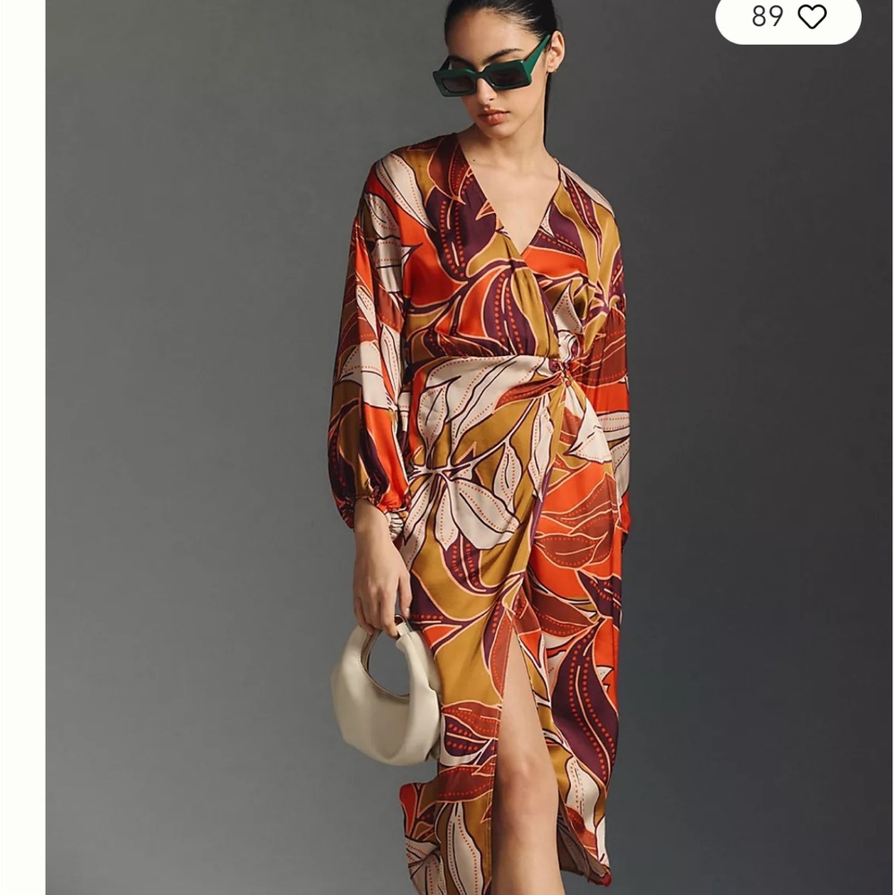 Sexy breezy Resort wear Anthropologie Wrap Dress